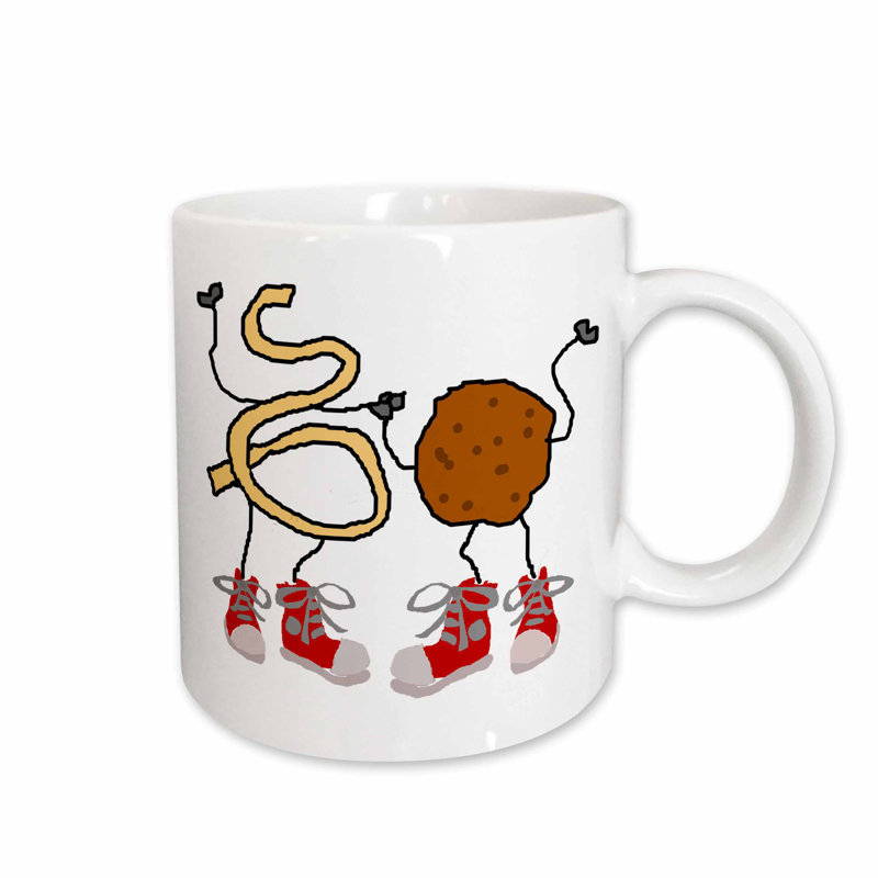 East Urban Home Funny Cute Spaghetti And Meatball Food Cartoon Coffee Mug Wayfair,Kitchen Side Table Storage