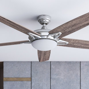 Brushed Nickel Light Kit Included Ceiling Fans You Ll Love In 2021 Wayfair