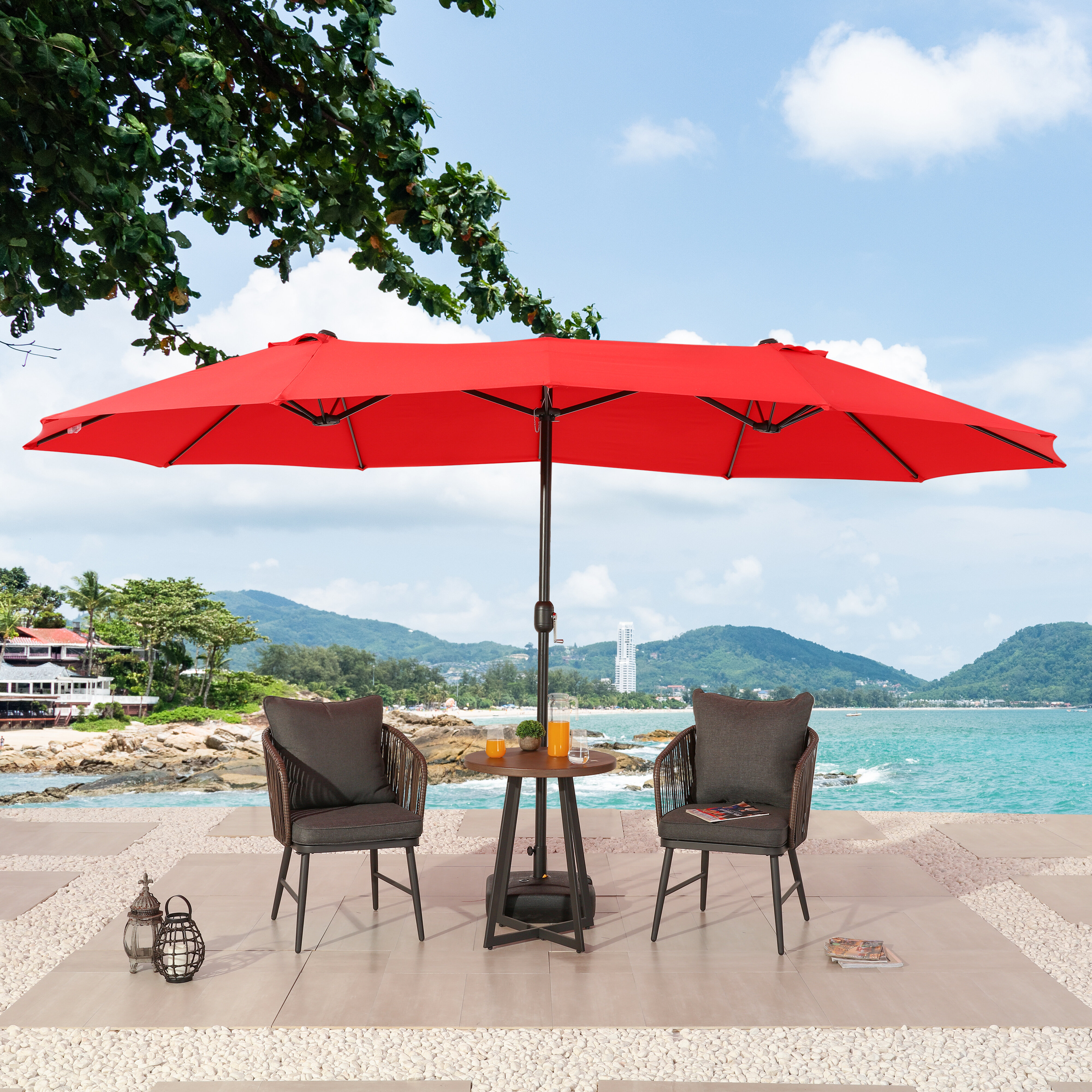 Rectangular Patio Umbrellas You Ll Love In 2020 Wayfair