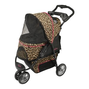 Promenade Standard Pet Stroller in Cheetah Print