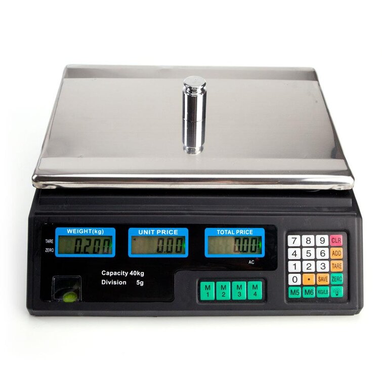 2x Digital Scale Deli Food Price Computing Retail 66lb Fruit Produce Counting CA 