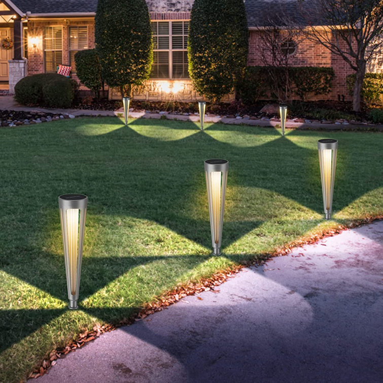 LED Solar Pathway Lights Stake Lights Outdoor Patio Lawn Garden Lamp Waterproof 