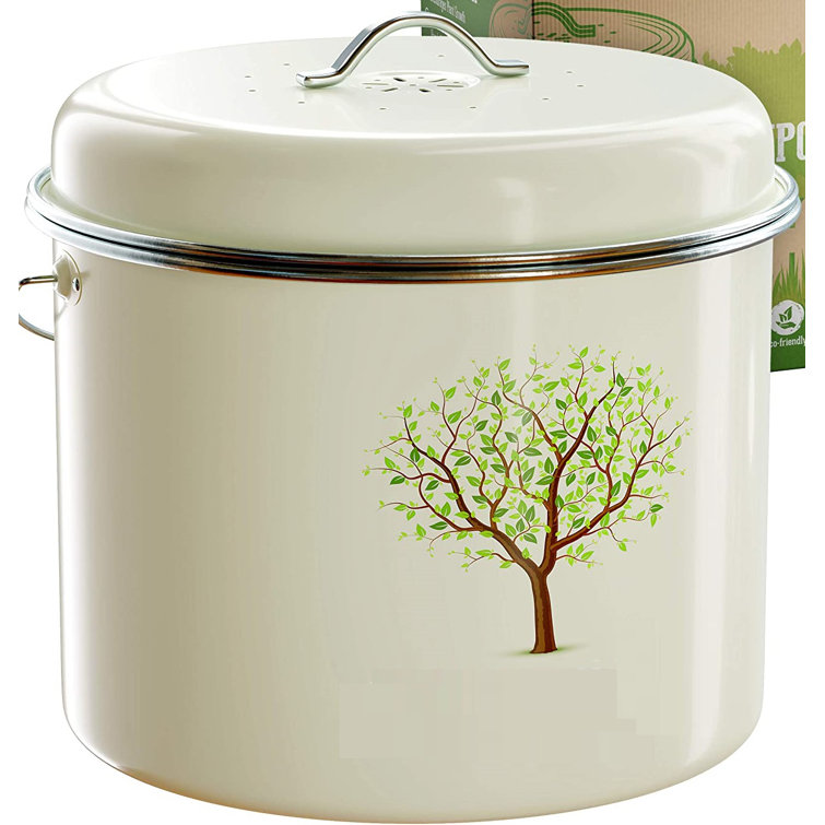 Kitchen Compost Bin Countertop Compost Bucket For Kitchen â€“ Kitchen Compost  Container With Lid