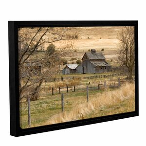 Roadside Barn Framed Photographic Print on Gallery Wrapped Canvas
