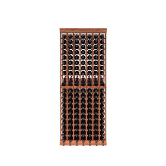 Rebrilliant Lurmont 120 Bottle Solid Wood Floor Wine Bottle Rack Wayfair