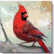 Winter Cardinal Tapestry Bannerette 13 x 18 Wall Hanging 