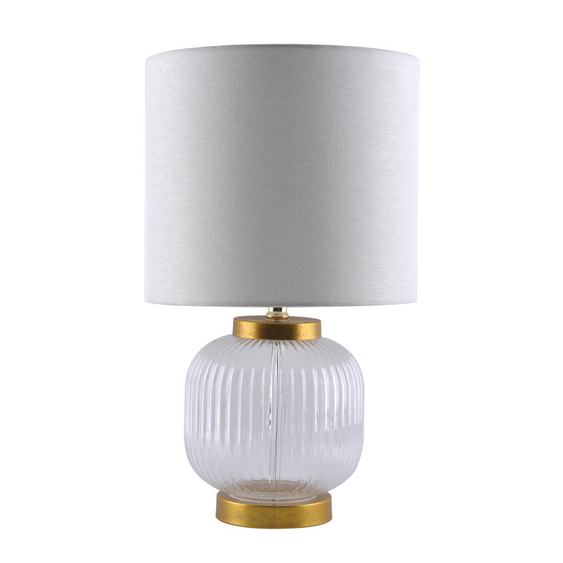 wayfair glass table lamps