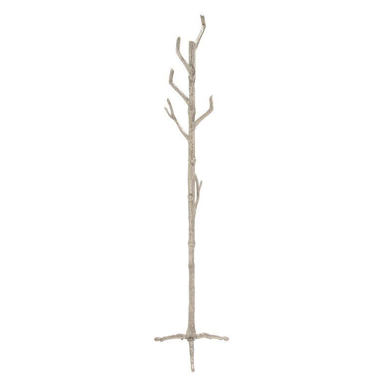 silver coat tree