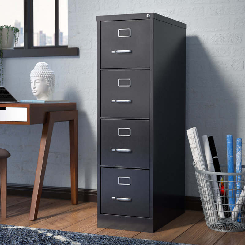 Brayden Studio Kane 4 Drawer Commercial Letter Size File Cabinet Kane 4 Drawer Commercial Letter Size File Cabinet