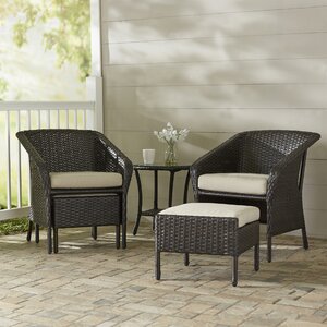 Cline 5 Piece Lounge Seating Group Set with Cushions