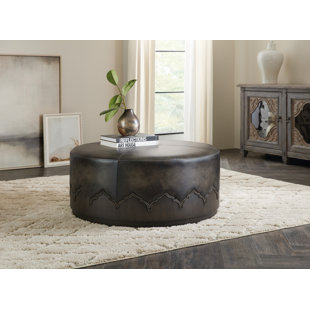 Miles Leather Cocktail Ottoman By Hooker Furniture