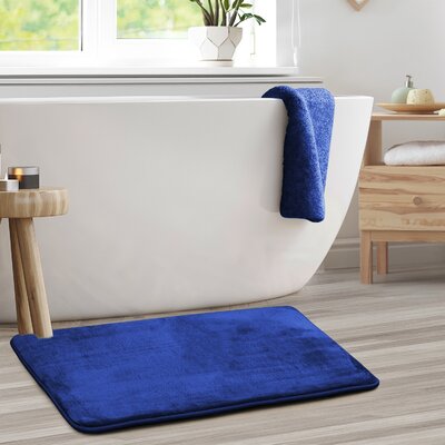 Clara Clarkultra Soft Non Slip And Absorbent Bath Rug Clara Clark Size 24 W X 17 D Color Royal Blue Dailymail