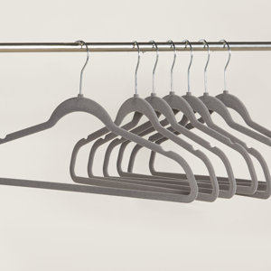 Wayfair Basics Velvet Non-Slip Hanger (Set of 50)