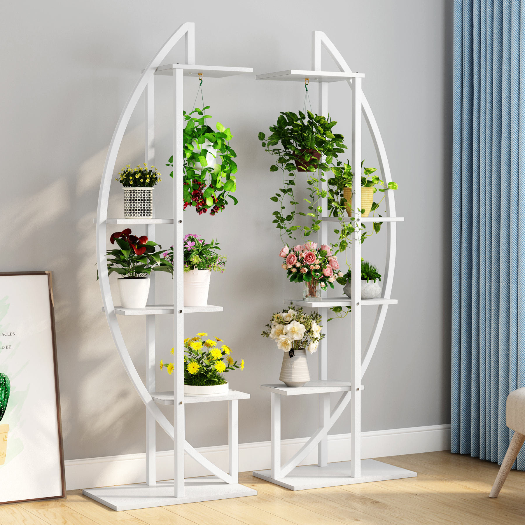 17 Stories Patchett Free Form Etagere Plant Stand & Reviews Wayfair