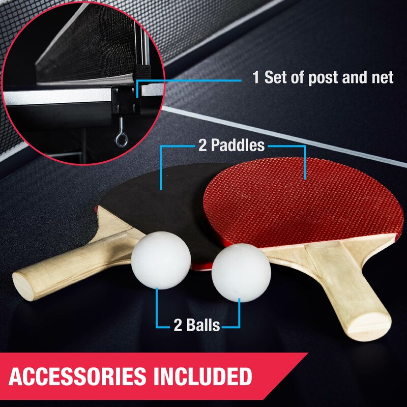 Red Franklin Sports Regulator Table Tennis Paddle