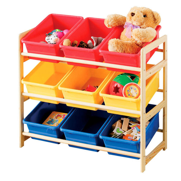 Childrens Toy And Book Storage Unit / Emall Life Kids Bookshelf And ...