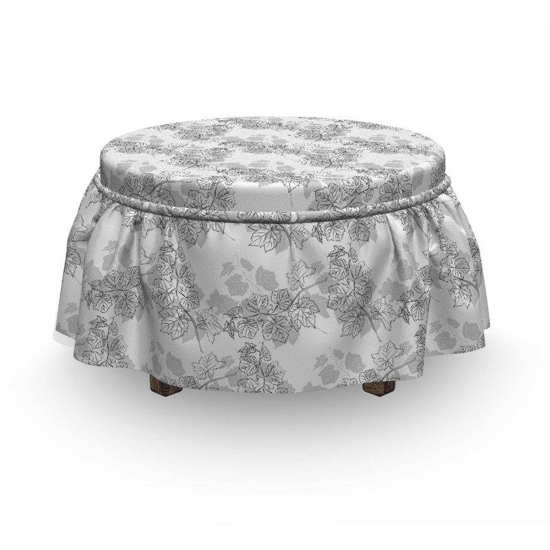 East Urban Home Box Cushion Ottoman Slipcover Wayfair