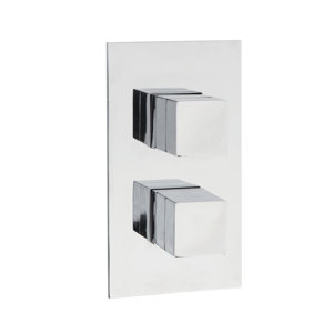 Zweigriff-Thermostat-Duscharmatur Unterputz Lenn..