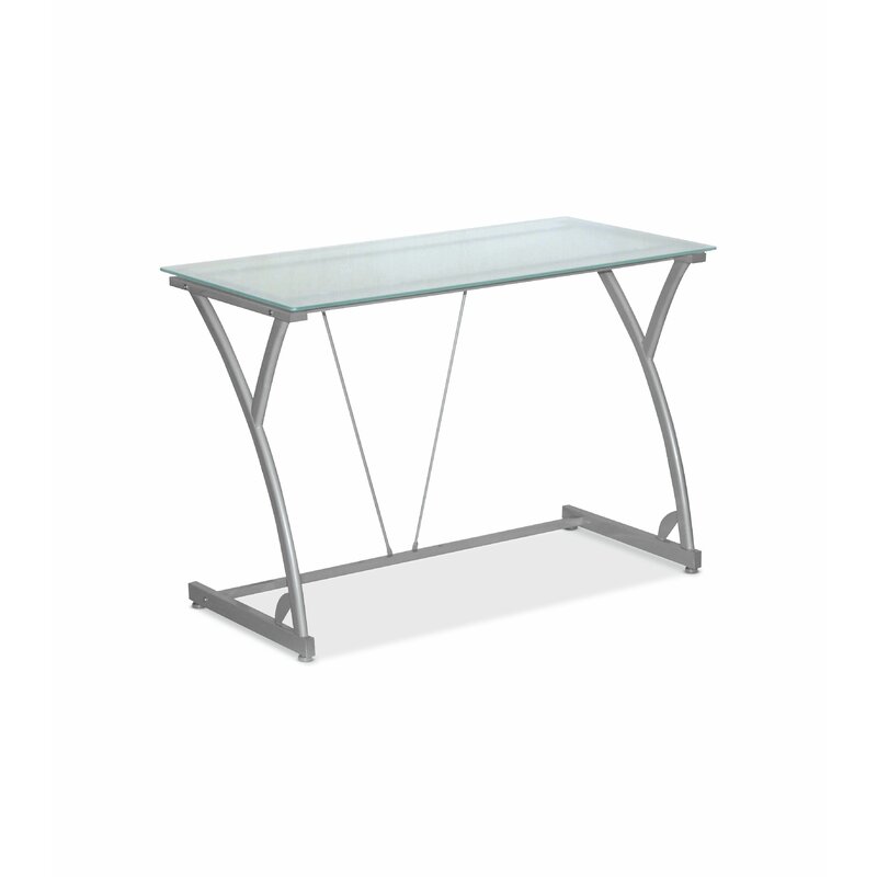 Ebern Designs Lowes Glass Desk Wayfair