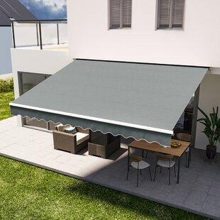 Sun Canopy 2.5m 3m 3.5m & 4m AWNING WEATHER RAIN COVER Patio Awnings 