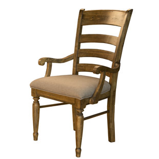 Ian Upholstered Dining Arm Chair (Set Of 2) by One Allium Way Comparison