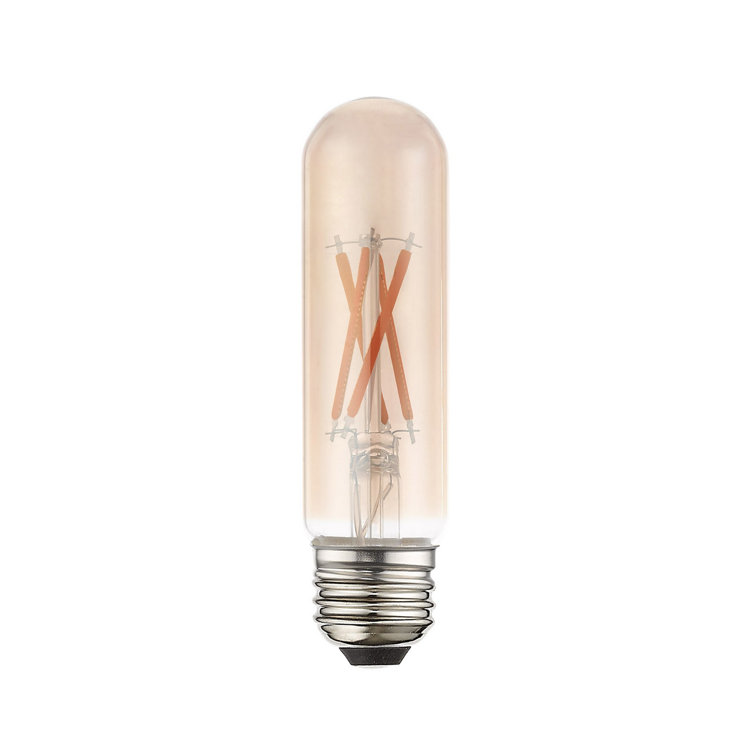 Mclellan 4.5 Watt (40 Watt Equivalent) T10 LED Dimmable Light Bulb Antique  (2200K) E26/Medium (Standard) Base