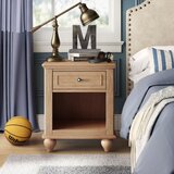 light colored wood nightstands