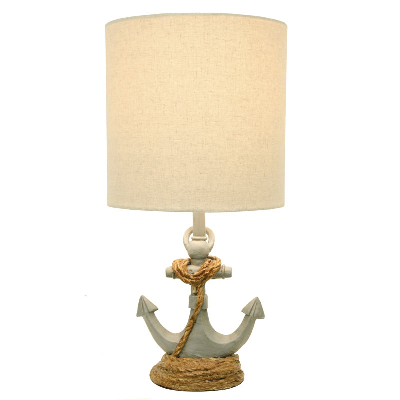 blue desk lamp