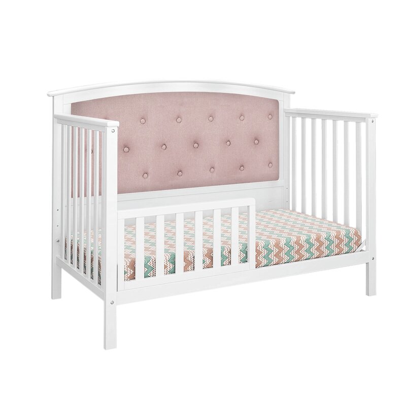 tufted white crib