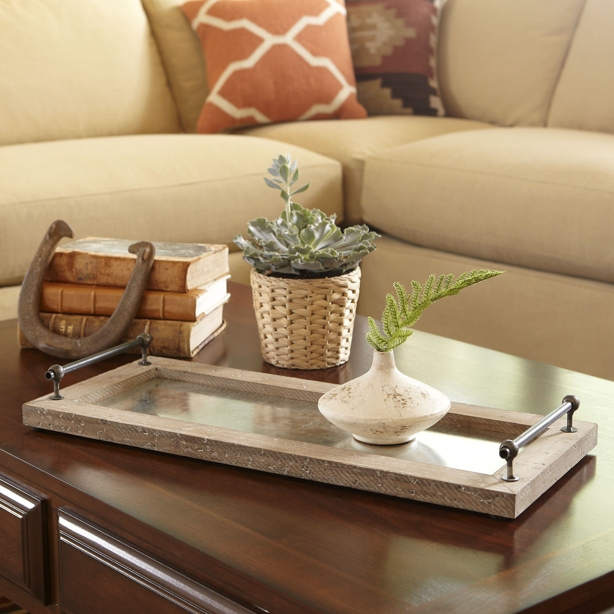 coffee table tray round