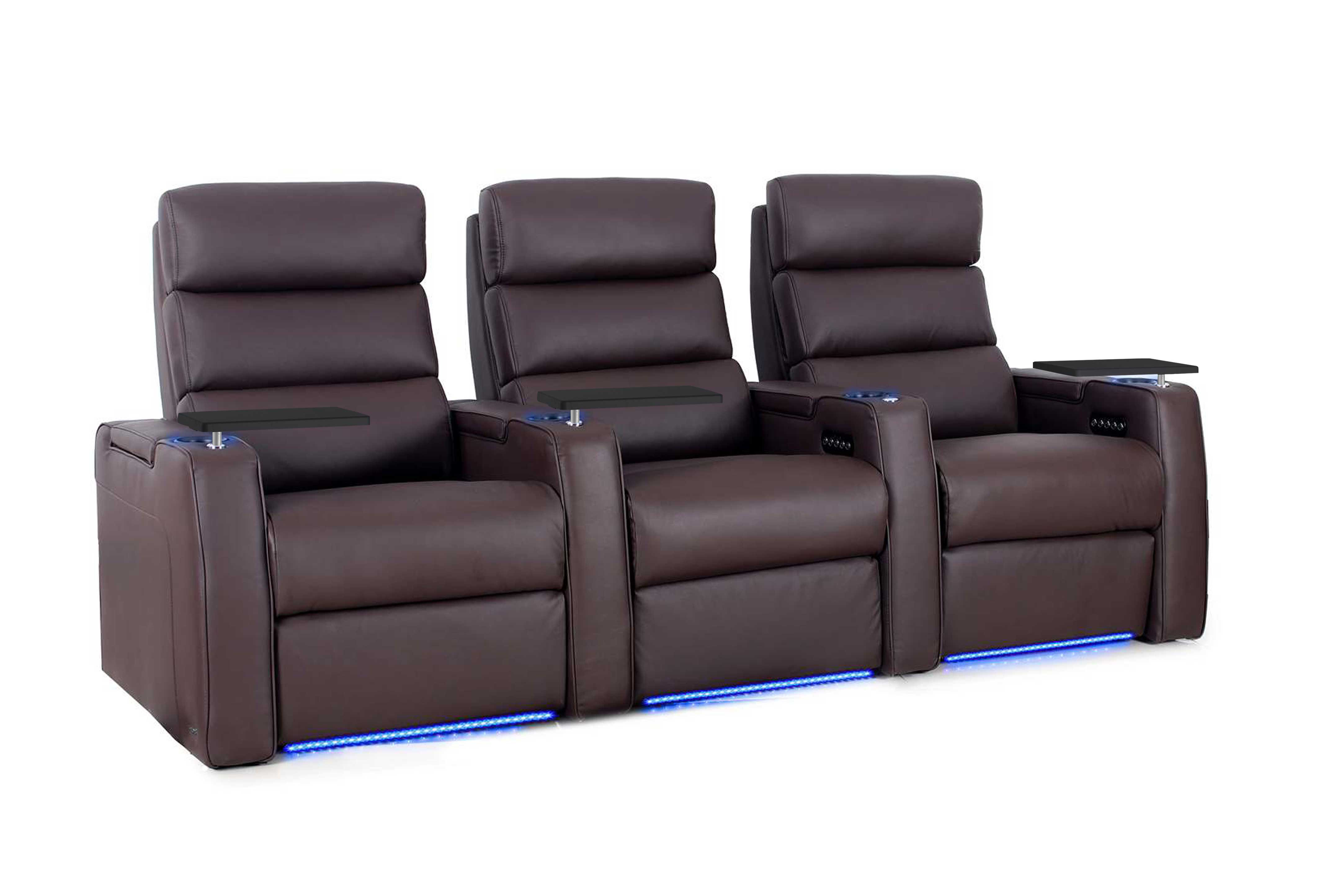 Orren Ellis Leather Home Theater Sofa Wayfair Orren Ellis Leather Home Theater