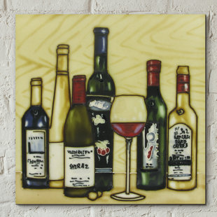 Vintage Kitchen Wall Art Wayfair Co Uk Hand Painted Vintage Wine Selection Kitchen Wall Décor Tile