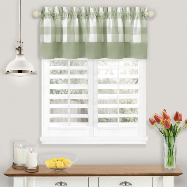 Dark Hunter Green Cotton Valance Sale Window Curtain Treatment Cotton 52W x 15L
