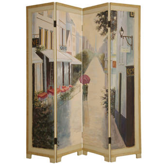 Red Barrel Studio Ozuna 4 Panel 84 Room Divider Wayfair