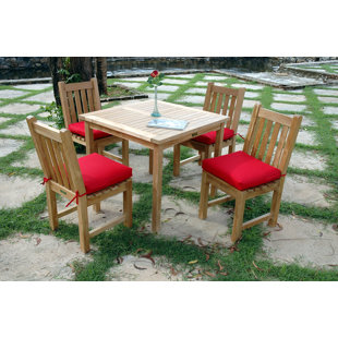 South Bay Patio Furniture Wayfair South Bay 4 Piece Teak Dining Set