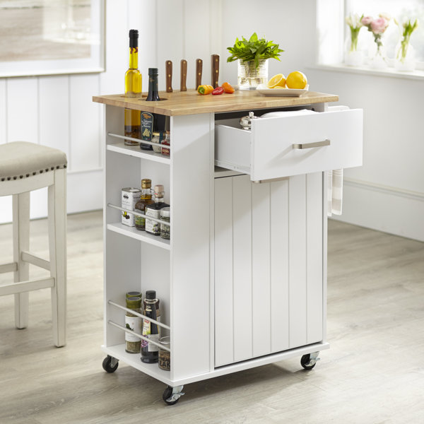 Kitchen Cart With Trash Can Wayfair Kitchen Cart With Trash Can Wayfair