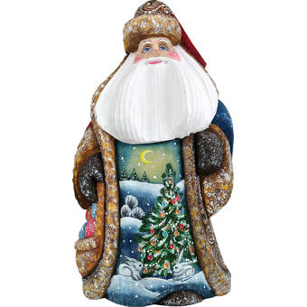 G Debrekht Masterpiece Signature Guarded Kids Father Frost Santa Figurine Wayfair