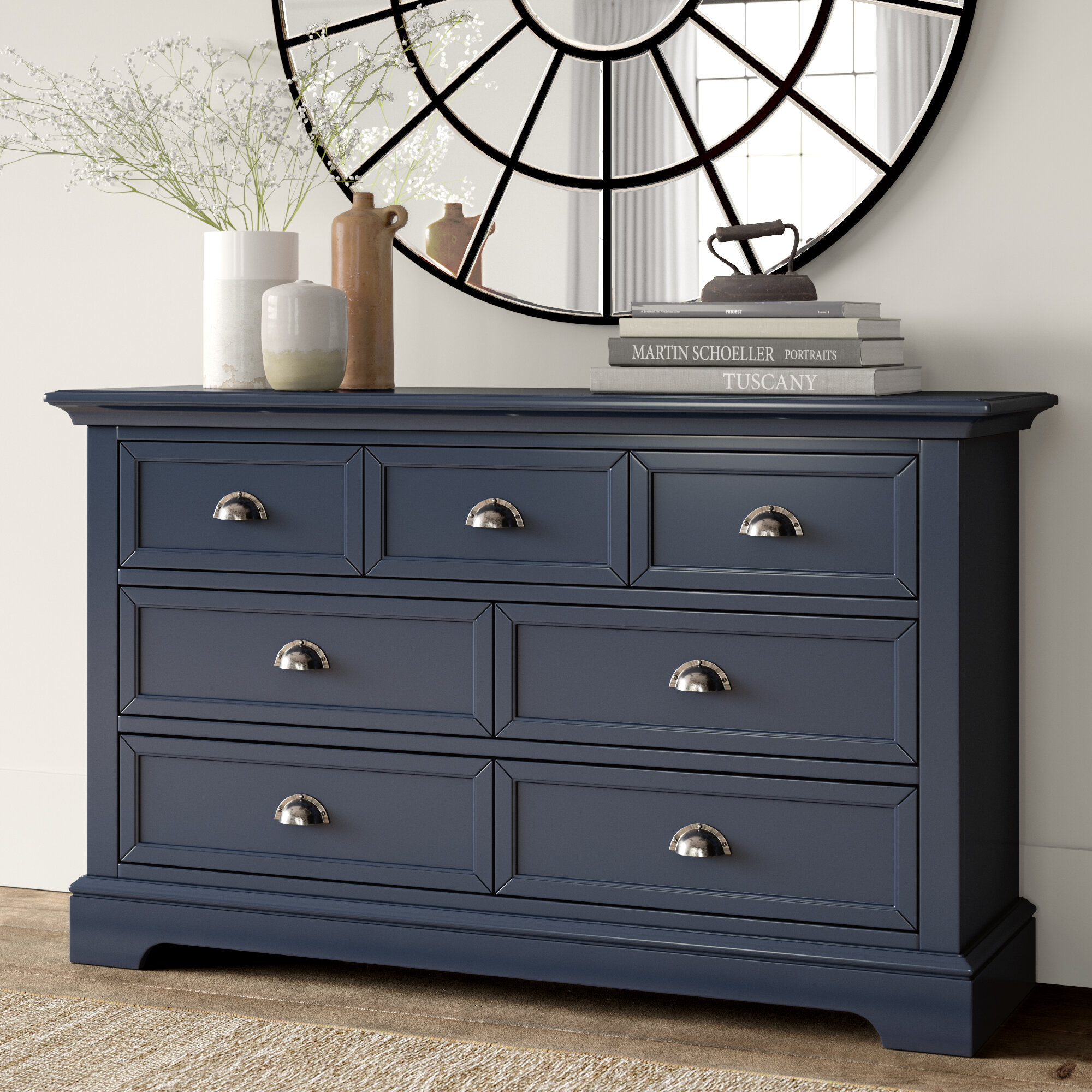 blue kids dresser