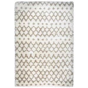 Matias Cream Shag Area Rug