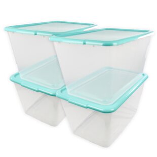 4x Lightweight   Storage Box Container Soft Tip Accessories Case 