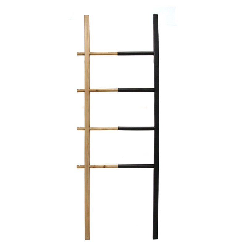Foundry Select Wood And Metal Decorative 5 Ft Blanket Ladder Wayfair