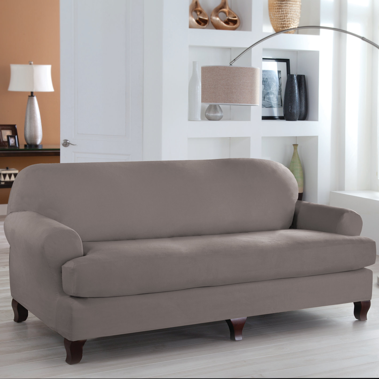 Serta Stretch Fit T Cushion Sofa Slipcover