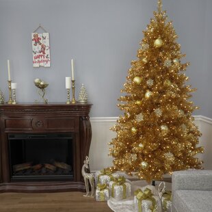 Details about   Fantastic 6ft Tall Slim 520 Branches Tinsel Artificial Christmas Tree with Stand 