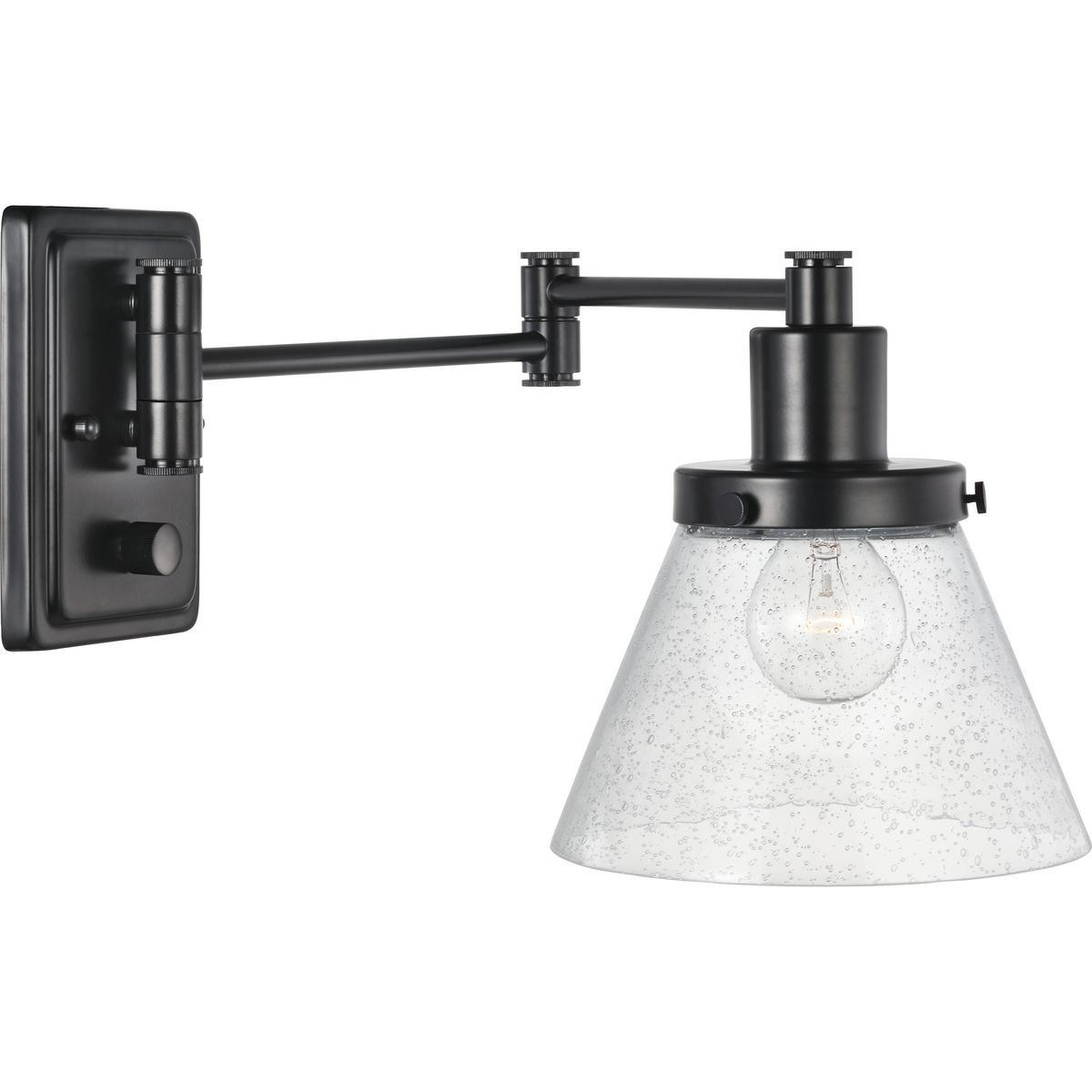 dimmable swing arm wall lamp