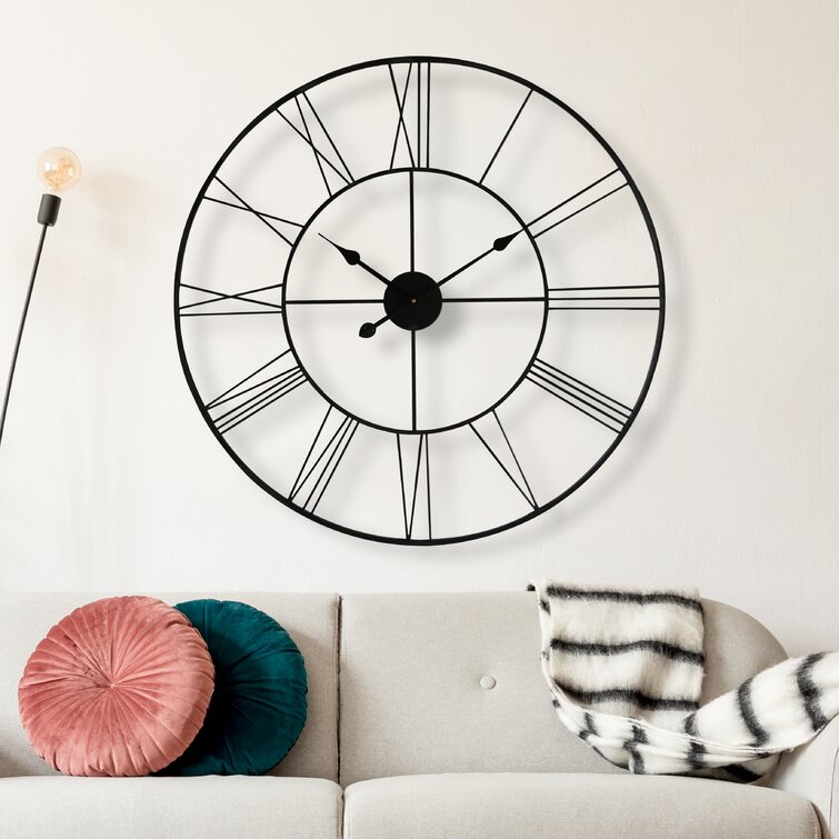 17 Stories Oversized Rubinstein 76cm Wall Clock & Reviews | Wayfair.co.uk