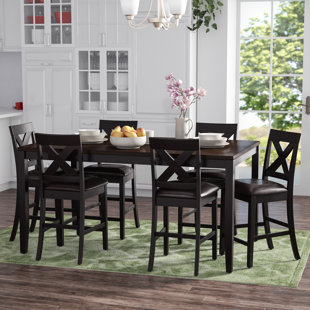 Dinettes Breakfast Nooks You Ll Love Wayfair Nadine Rectangular 7 Piece Breakfast Nook Dining Set