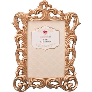 Rose Gold Baroque Picture Frame