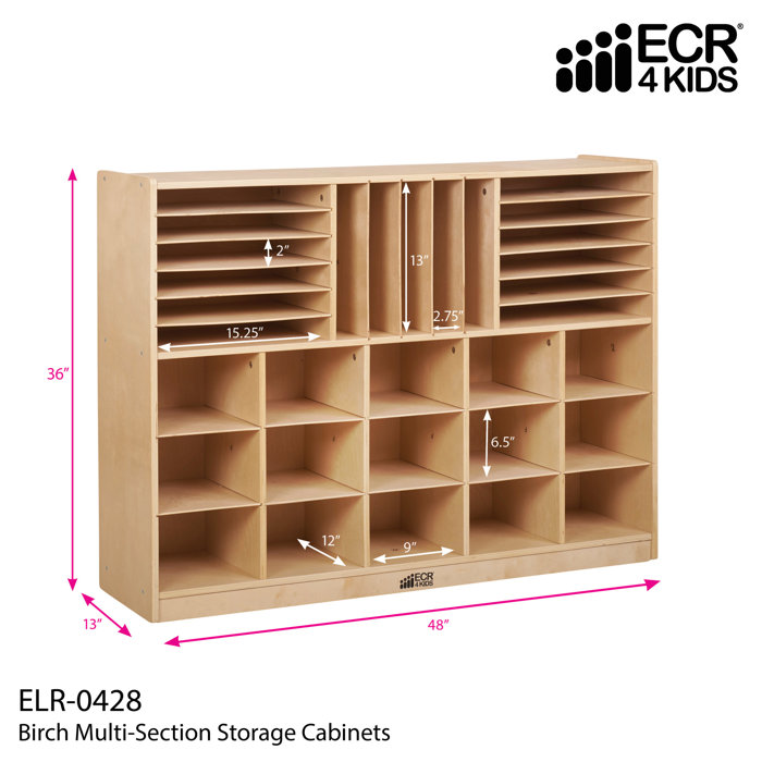 Ecr4kids 32 Compartment Cubby Reviews Wayfair Ca