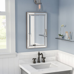 Medicine Cabinets You Ll Love Weslaco Goodman Beaded 16 X 26 Recessed Framed Medicine Cabinet With 3 Adjule Shelves