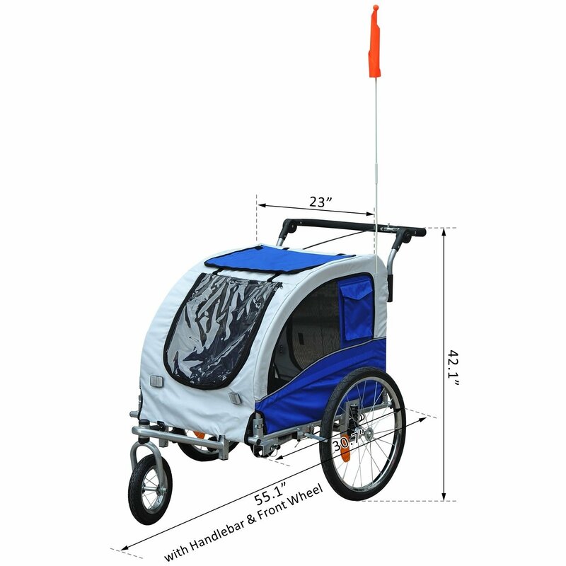 bike trailer jogging stroller